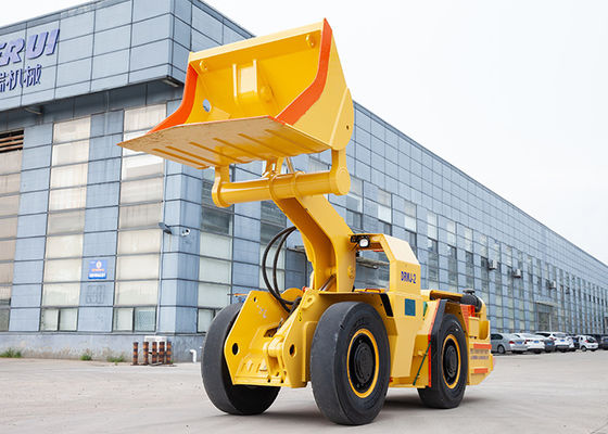 Loader mặt đất 2 Cube khai thác hố mở lưỡi khoan loader bánh xe loader