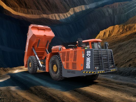 Chiếc xe tải ngầm có dung lượng tải trọng 20 tấn